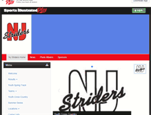 Tablet Screenshot of njstriders.com